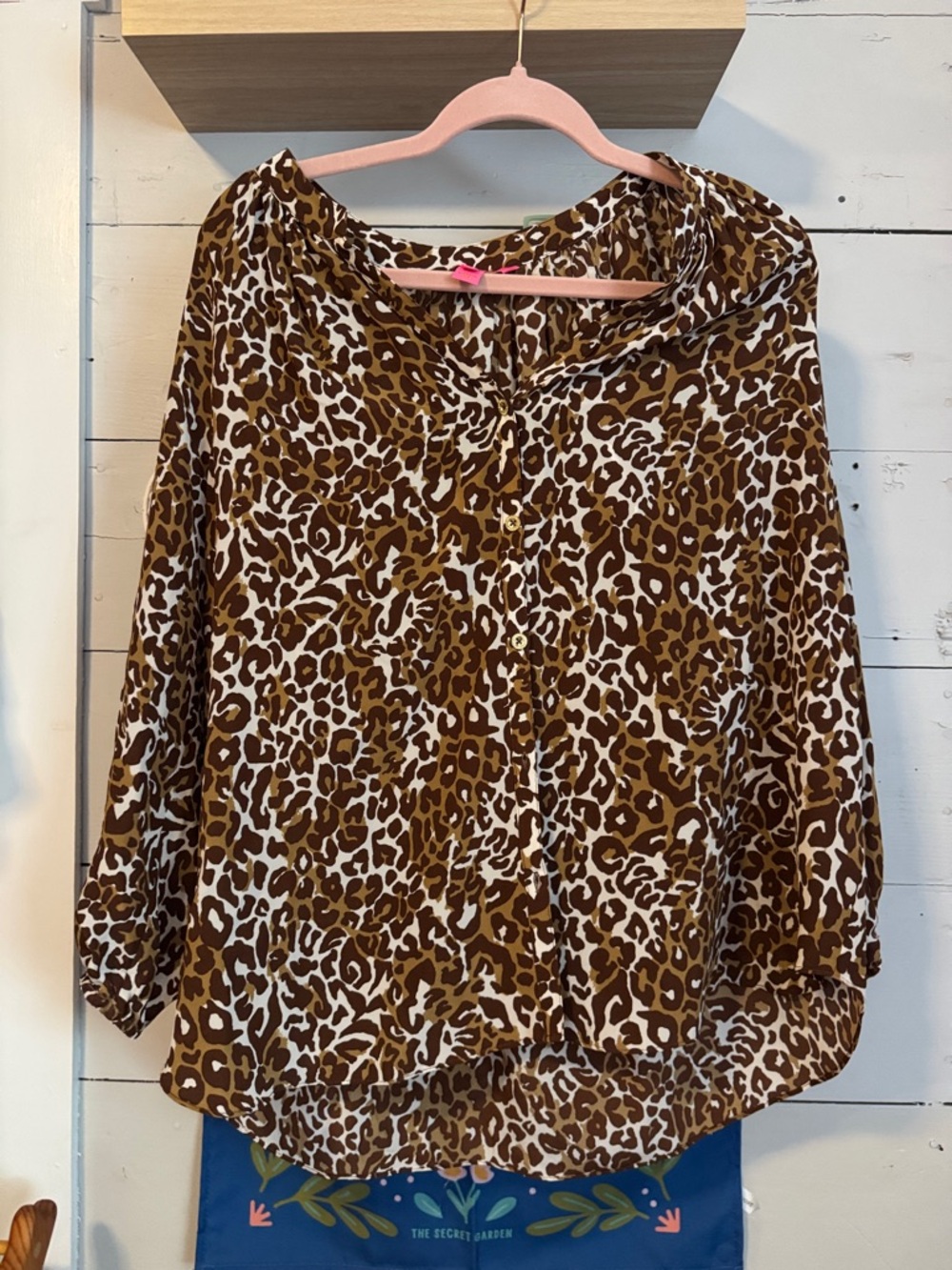100% silk LILLY PULITZER Elsa top